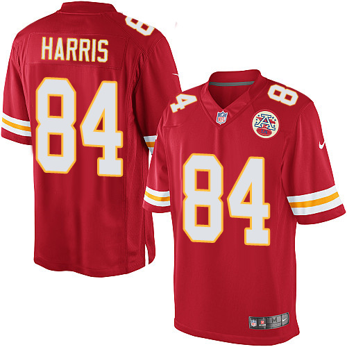 Youth Limited Demetrius Harris Nike Jersey Red Home - #84 NFL Kansas City Chiefs